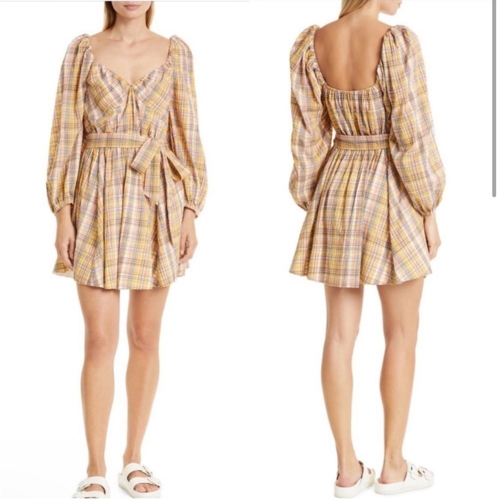 NWT Tanya Taylor Xena Plaid Dress